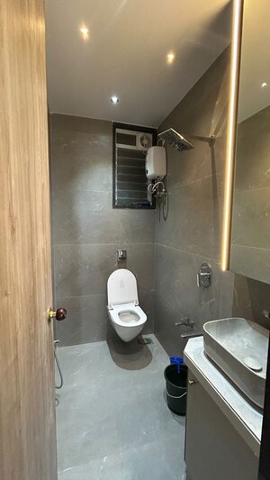 Bathroom in 3 BHK Apartment at Big Splash, Vashi Sector 17 – for Rent