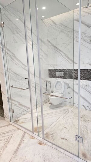 Bathroom in 4 BHK Apartment at Bhartiya Leela Residences, Thanisandra Main Road – for Sale