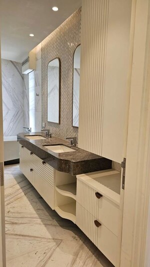 Bathroom in 4 BHK Apartment at Bhartiya Leela Residences, Thanisandra Main Road – for Sale