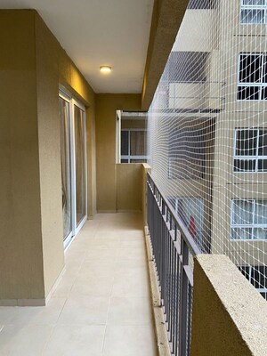 Balcony in 3 BHK Apartment at Bhartiya Nikoo Homes, Thanisandra Main Road – for Sale