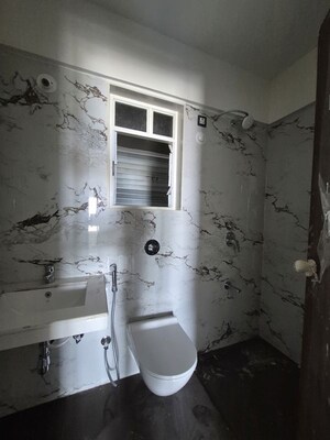 Bathroom in 2 BHK Apartment at Krishna Fairmont, Wakad – for Rent