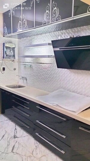 Kitchen in 3.5 BHK Apartment at Goel Ganga Melrose, Sopan Baug – for Rent