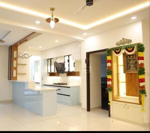 Living Room in 3 BHK Apartment at Prestige Lakeside Habitat, Varthur – for Rent