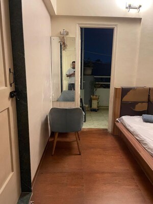 Bathroom in 2 BHK Apartment at Miracle Mark, Wakad – for Rent