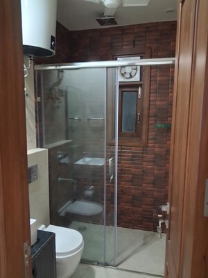 Bathroom in 2 BHK Builder Floor at Freedom Fighters Enclave – for Rent