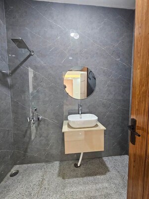 Bathroom in 3 BHK Apartment at Freedom Fighters Enclave – for Rent