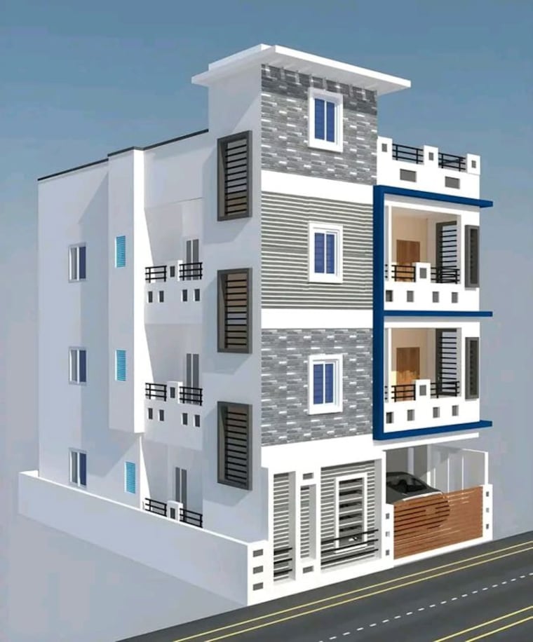 Exterior View, medavakkam 3 Bedroom 1428 Sq.Ft. Apartment In Medavakkam Chennai 10713028
