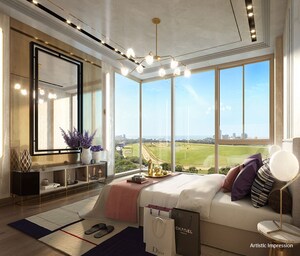 Living Room in 3 BHK Apartment at Piramal Mahalaxmi, Mahalaxmi – for Rent