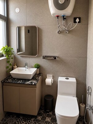Attached Bathroom in 2 BHK Apartment at Sector 4 – for Rent