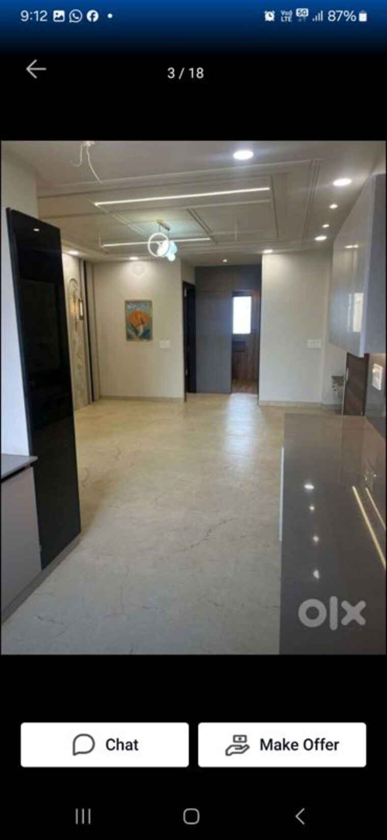 Kitchen, sector 14 4 Bedroom 400  Apartment In Sector 14 Hisar 10712292