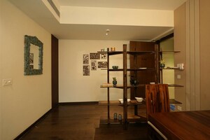 Dining area in 3 BHK Apartment at Krisumi Waterfall Residences, Sector 36a – for Rent