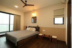 Bedroom in 3 BHK Apartment at Krisumi Waterfall Residences, Sector 36a – for Rent