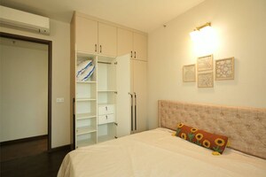 Bedroom in 3 BHK Apartment at Krisumi Waterfall Residences, Sector 36a – for Rent