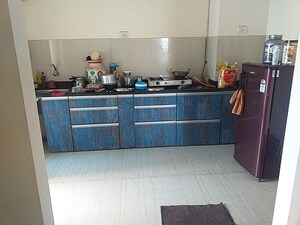Kitchen in 3 BHK Apartment at Vijay Nakshatra, Ghodbunder Road – for Rent
