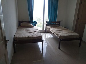 Bedroom in 3 BHK Apartment at Vijay Nakshatra, Ghodbunder Road – for Rent