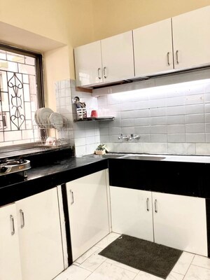 Kitchen in 3 BHK Penthouse at Sanewadi – for Rent