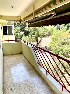 Balcony in 3 BHK Penthouse at Sanewadi – for Rent