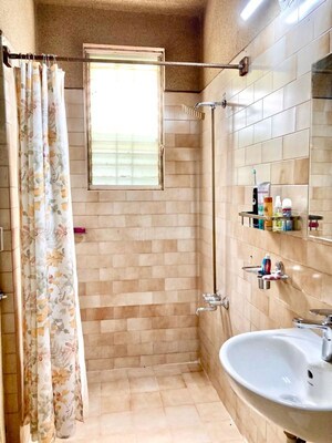 Bathroom in 3 BHK Penthouse at Sanewadi – for Rent