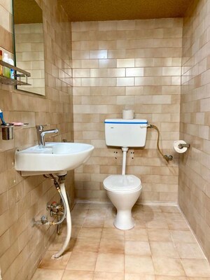 Bathroom in 3 BHK Penthouse at Sanewadi – for Rent