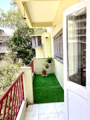 Balcony in 3 BHK Penthouse at Sanewadi – for Rent