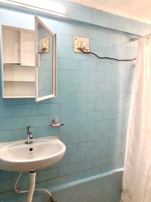 Bathroom in 3 BHK Penthouse at Sanewadi – for Rent