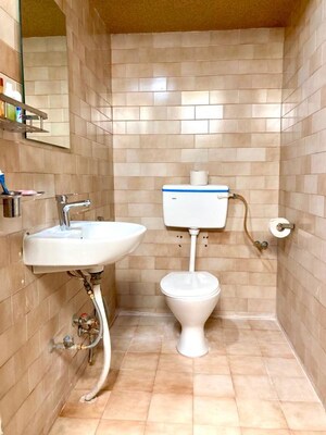 Bathroom in 3 BHK Penthouse at Sanewadi – for Rent