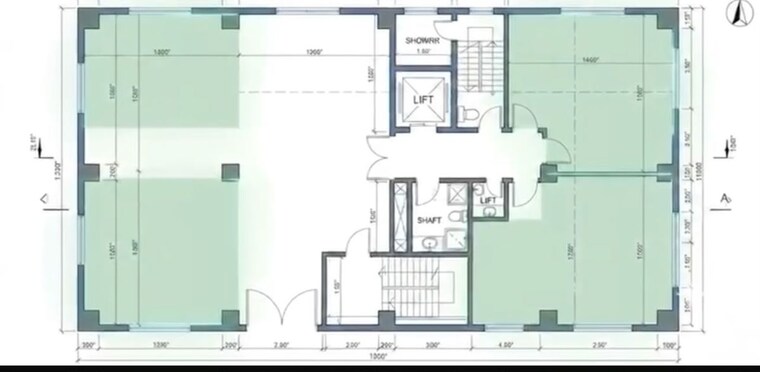 Floor Plan, gomti nagar Commercial Shop 3390 Sq.Ft. In Gomti Nagar Lucknow 10700683