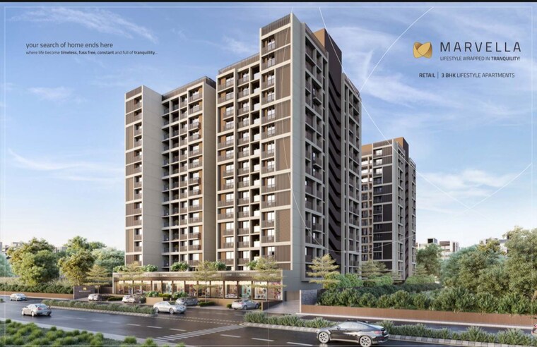 Exterior View, avyanna-marvella 3 Bedroom 1760 Sq.Ft. Builder Floor In Shela Ahmedabad 10713187