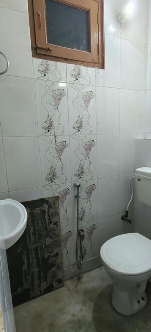 Bathroom in 2 BHK Builder Floor at Dwarka Mor – for Rent