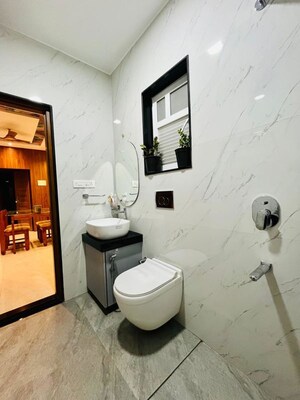 Bathroom in 2 BHK Apartment at Shri Senapati Bapat CHS, Senapati Bapat Road – for Rent