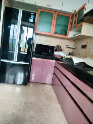 Kitchen in 3 BHK Apartment at Dheeraj Valley, Goregaon East – for Rent