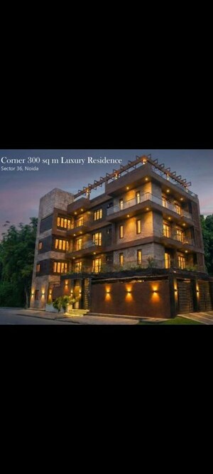 3 BHK Independent House – Exterior View View at Sector 36 - for Rent