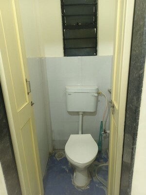 Bathroom in 1 BHK Apartment at Shri Ram Nagar Society, Aundh – for Rent