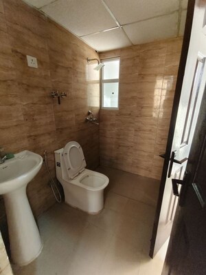 Bathroom in 2.5 BHK Apartment at Ajnara Integrity, Raj Nagar Extension – for Rent