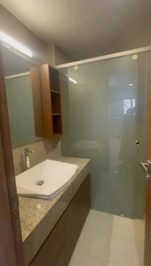 Bathroom in 2 BHK Apartment at Krisumi Waterside Residences, Sector 36a – for Rent