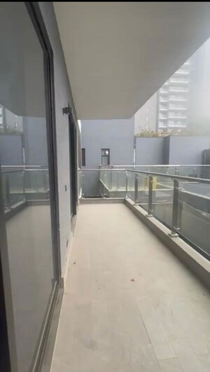 Balcony in 2 BHK Apartment at Krisumi Waterside Residences, Sector 36a – for Rent