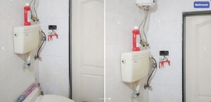 Bathroom in  Apartment at Swastik Regalia, Waghbil – for Rent