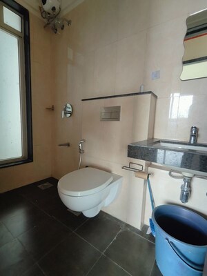 Bathroom in 2 BHK Apartment at Sheth Zuri, Laxmi Nagar – for Rent