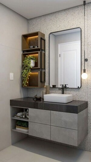 Bathroom in 4 BHK Apartment at Brigade Eternia, Yelahanka – for Sale