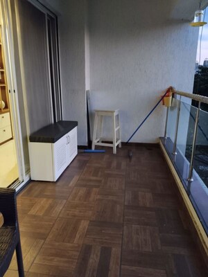 Staircase in 2 BHK Apartment at Dugad Panache, Kalyani Nagar – for Rent