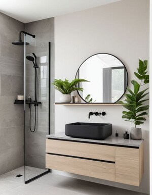 Bathroom in 3 BHK Apartment at Brigade Eternia, Yelahanka – for Sale
