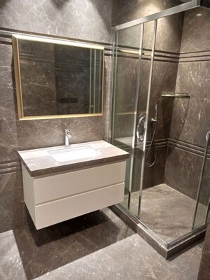 Bathroom in 4 BHK Builder Floor at Chirag Enclave – for Rent