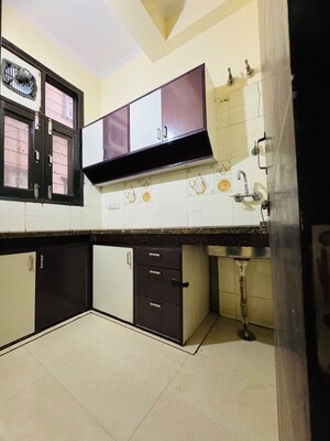 Kitchen in 1 BHK Builder Floor at Chattarpur – for Rent