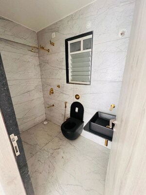 Bathroom in 3 BHK Apartment at Unique K Shire, Punawale – for Rent