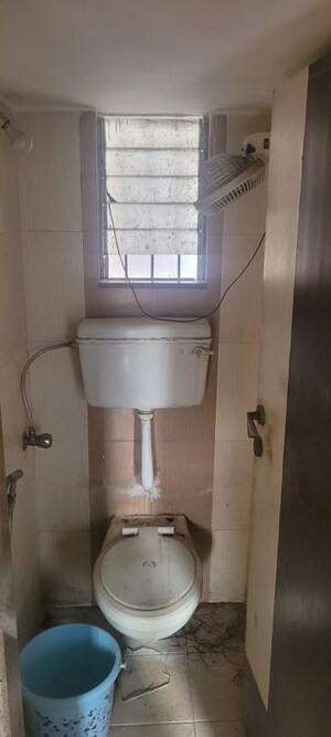 Bathroom in 1 BHK Apartment at Shree Shashwat CHS, Mira Road – for Rent