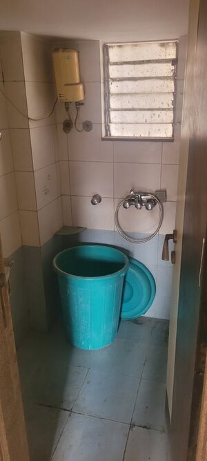 Bathroom in 1 BHK Apartment at Shree Shashwat CHS, Mira Road – for Rent