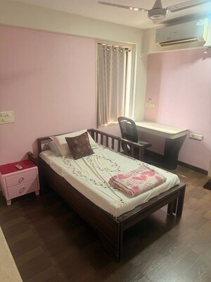 Bedroom in 3 BHK Apartment at Emerald Apartment Bhakti Park, Bhakti Park – for Rent