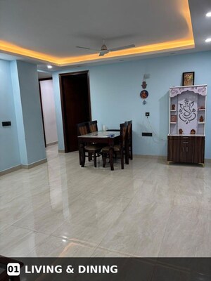 Living Room in 1 BHK Builder Floor at Neb Sarai – for Rent