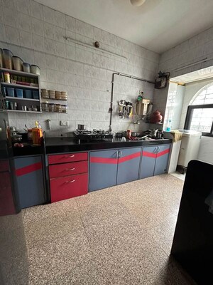 Kitchen in 2 BHK Apartment at Raj Umang 2, Dahisar East – for Rent
