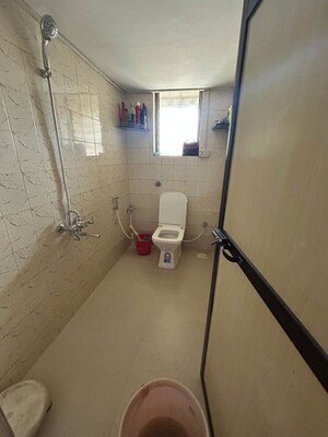 Bathroom in 2 BHK Apartment at Raj Umang 2, Dahisar East – for Rent